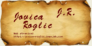 Jovica Roglić vizit kartica